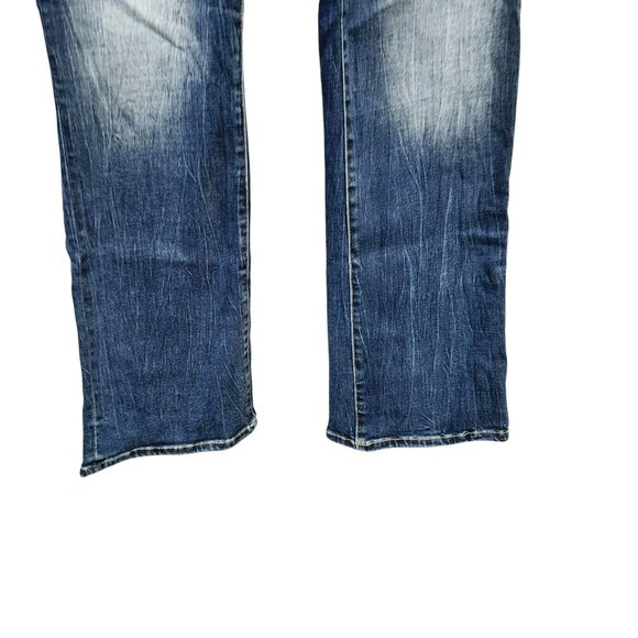 BKE Women 33x31.5 Parker Boot Stretch Jeans Blue Universal Fit Bootcut High Rise - Picture 11 of 16